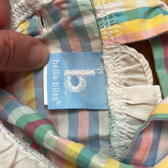 bella bliss Matching Sets Bella Bliss Plaid Summer Set Bloomers